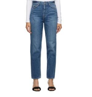 GRLFRND Button Fly Devon High Waist Ankle Boyfriend Jeans Lead Me Back Size 26